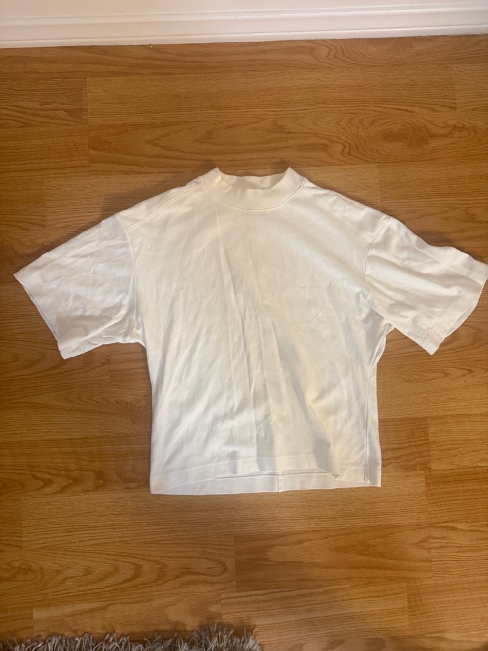COS Off-White Minimal Tee